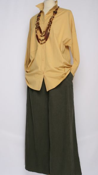 РУБАШКА "КЛАССИКА" горчичная