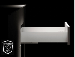 Ящик с тонкими боковинами и доводчиком H=120мм NL=500мм в цвете БЕЛЫЙ LineBox  (12.0095)  AQ *