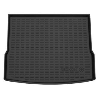 Коврик в багажник пластиковый (черный) для Haval Dargo (22-Н.В.) (Борт 4см)