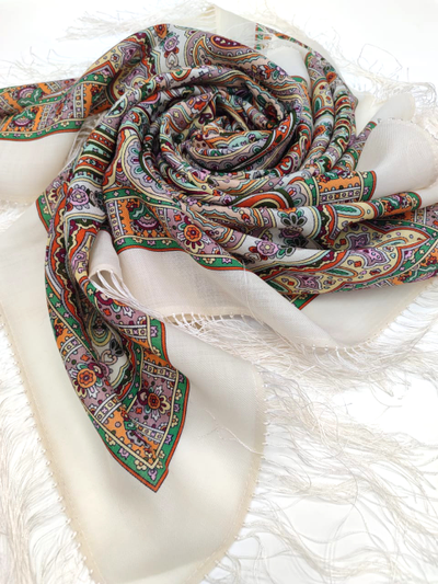 Павловопосадский платок Шёлковые травы 1894-1