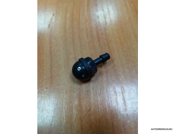 Жиклер омывателя лобового стекла круглый на гайке 2-глазка