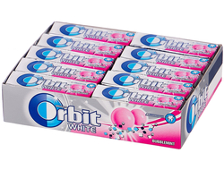 Орбит фрукты и мята Bublemint (блок 30шт)