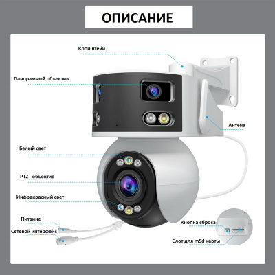 IP видеокамера Х7 wi-fi