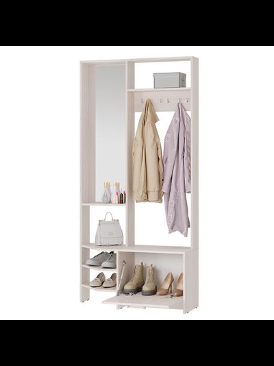 Тео ПР-01 прихожая Ясень Белый