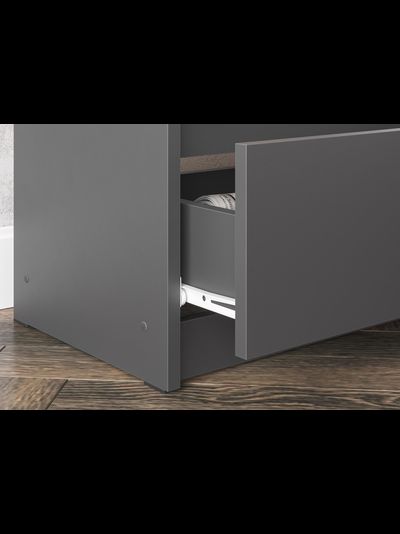 Денвер комплект мебели для спальни Графит серый