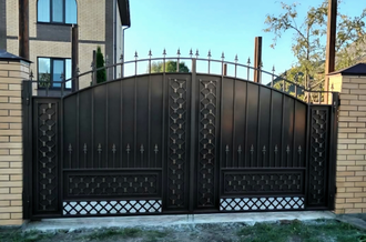 Кованые ворота - Арт 056