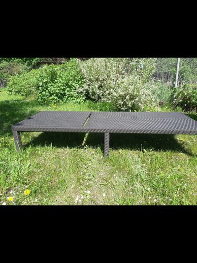 шезлонг из искусственного ротанга AVALON