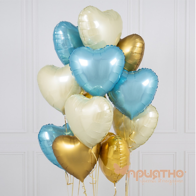 СЕТ ИЗ ВОЗДУШНЫХ ШАРОВ "BABY BLUE BIRTHDAY"