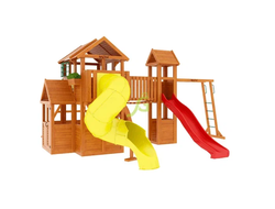 Детская площадка для дачи "Клубный домик Макси с трубой" купить в Воронеже