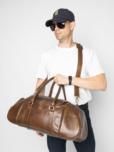 Дорожно-спортивная сумка Benevento Premium brown 
(арт. 4044-63)