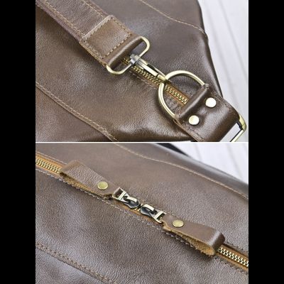 Кожаная дорожная сумка Avellino Premium brown (арт. 
4039-63)