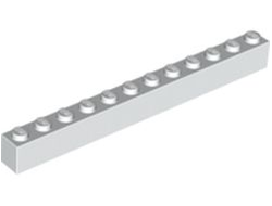 Brick 1 x 12, White (6112 / 611201)