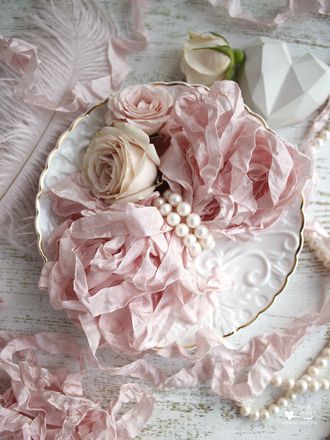 Шебби лента Детский розовый в интернет магазине Страна лент