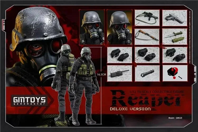 Ханк, лидер USS Alpha Team (Resident Evil, Обитель Зла) - Коллекционная фигурка 1/12 Reaper (GM520) - Gmtoys