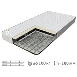 ВК011 Матрас "Классик" (БЗП Боннель, спанбонд, ППУ, термовойлок, жаккард синтетический)