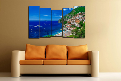 Модульная картина "Райский курорт"