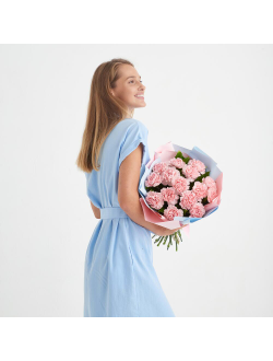 Букет из 15 диантусов