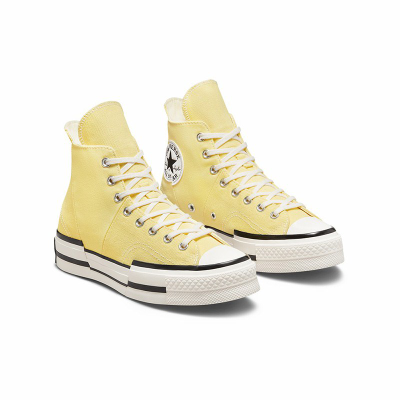Крутые лимонные Кеды Converse Chuck 70 Plus Hi A00740C