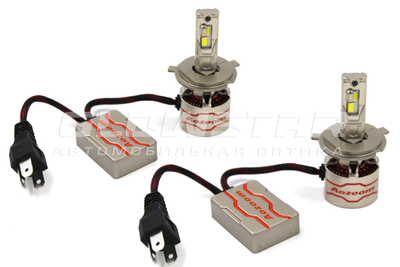 Aozoom P11/H4 с вентилятором 12V 75W 8500Lm (комплект, 2шт)