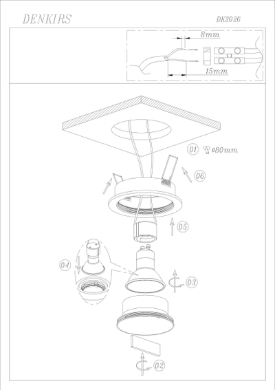 Светильник Denkirs DK3492-WB