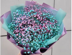 Букет из гипсофилы "Изумруд"