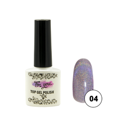 Гель-лак FOR YOU Cat's eye RAINBOW № 04