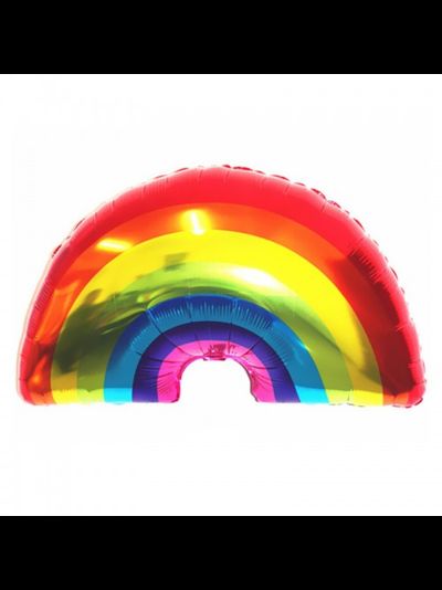 Шар фольгированный с гелием "радуга"