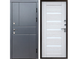 Дверь термо Сибирь Премиум Grey Царга лиственница