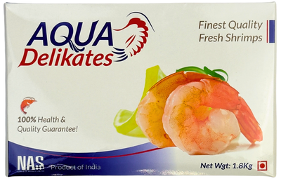 Креветка королевская с/м, в панц., б/г,. Блок 1,8 кг. размер 21/25.