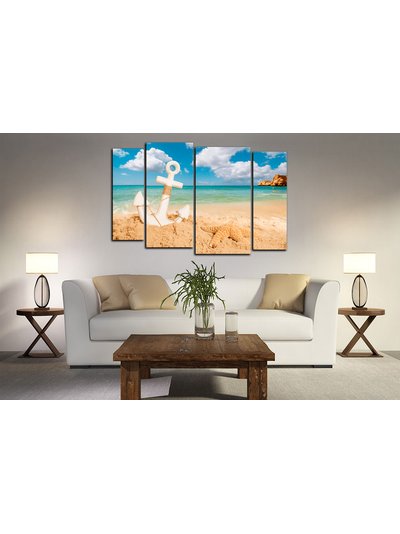 Модульная картина "Голубая лагуна"