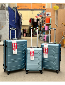 Чемодан средний Neyron ABS M лазурный