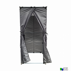 Кабина душевая дачная Rostok серая