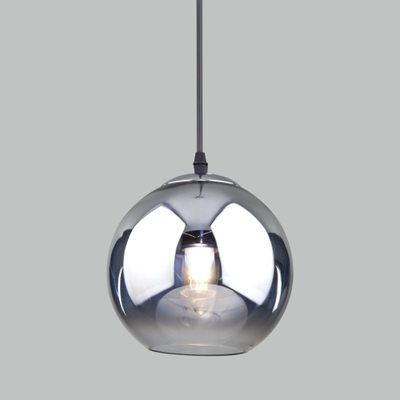 Подвесной светильник со стеклянным плафоном Rowan дымчатый Арт:730926