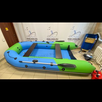 Моторная лодка Таймень NX 3600 НДНД PRO MAX синий/зеленый
