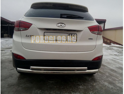 Защита заднего бампера d60/42 для Hyundai IX 35 2010-2015