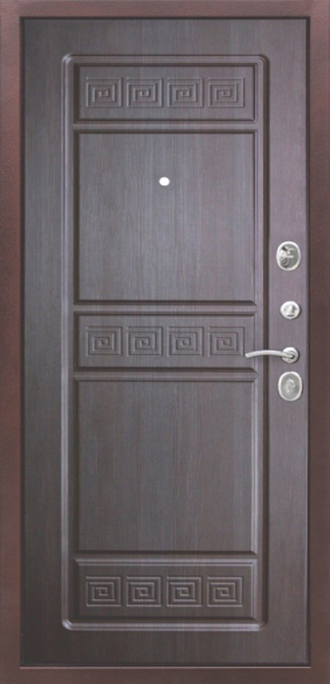 Металлическая входная дверь "Троя 10 см Антик Венге"