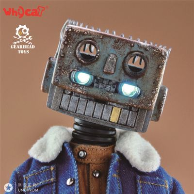 Неуклюжий робот Карри - Коллекционная ФИГУРКА 1/6 scale ClumsyBot  Curry - Whycat&amp;GEARHEADTOYS