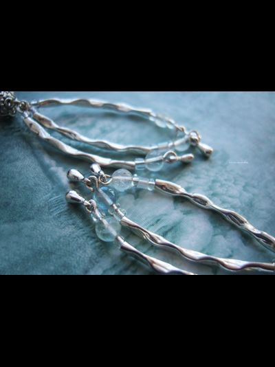 Бохо-серьги "Звон горного ручья"