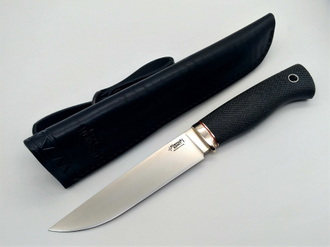 Нож Длинный Джек серия Эксперт сталь N690 черная микарта