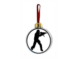 Новогодний шар "Counter-Strike, CS GO, Контр Страйк" №19