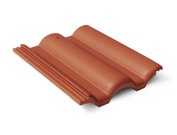 Цементно-песчаная черепица BRAAS Таунус Красный