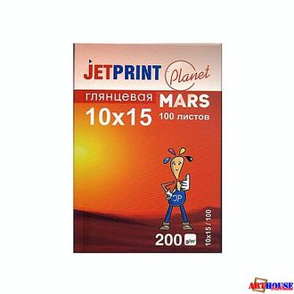 Фотобумага 10х15 глянцевая 200г/м2 100л JETPRINT