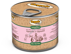 Organic Сhoice 240 г консервы для собак мелких и средних пород кролик с грушей