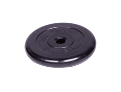 Диск обрезиненный Barbell Atlet d 31 мм чёрный 5 кг