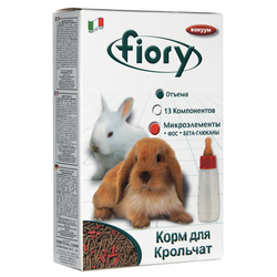 Fiory (Фиори) Puppypellet гранулированный корм для крольчат, 850 г