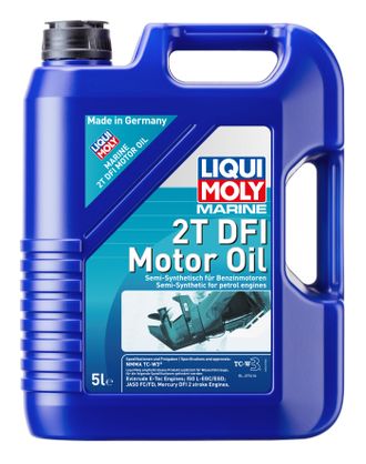 Масло моторное Liqui Moly Marine 2T DFI Motor Oil (Полусинтетическое) - 5 Л (25063)