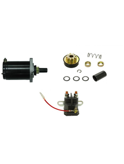 Система запуска двигателя на снегоход,стартер на снегоход,бендикс на снегоход,соленоид на снегоход