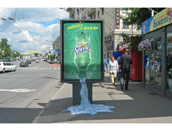 Изготовление рекламы сити формата