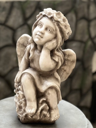 Fountain with angel