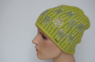 Шапка Италия Vizio 1005 желтая